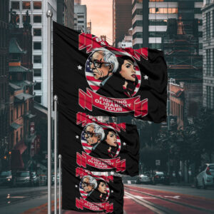 Bernie & AOC Fight Oligarchy Tour 2025, Bernie Sanders Flag