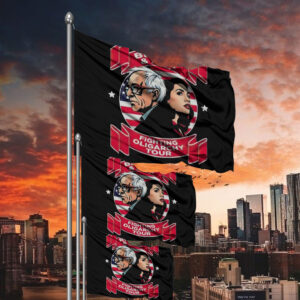 Bernie & AOC Fight Oligarchy Tour 2025, Bernie Sanders Flag
