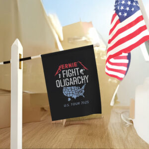 Bernie Fight Oligarchy Flag, US Tour 2025 Flag