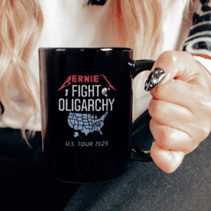 Bernie Fight Oligarchy Mug, US Tour 2025 Mug