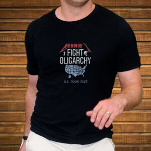 Bernie Fight Oligarchy Shirt, US Tour 2025 Shirt
