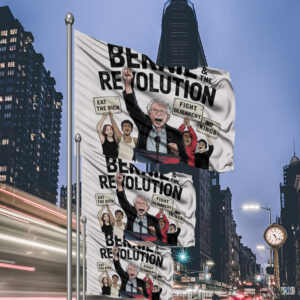 Eat The Rich Bernie, Bernie Sanders Revolution Flag
