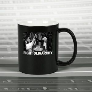 Fight Oligarchy Bernie Sanders And AOC Freedom US Anti Trump Mug