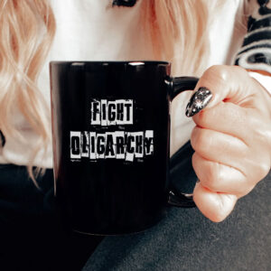 Fight Oligarchy Tour Mug,Bernie Sanders, Political Activism Mug