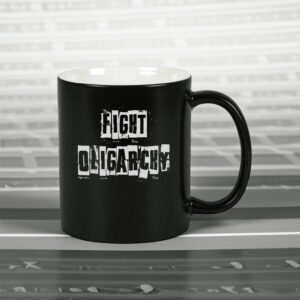 Fight Oligarchy Tour Mug,Bernie Sanders, Political Activism Mug