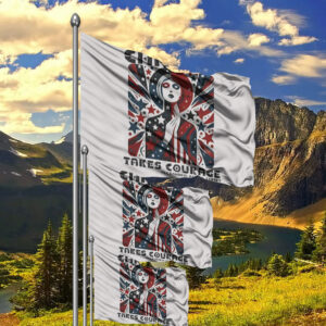 Liberal Protest Clothes, AOC Bernie Sanders Fighting Oligarchy Tour Flag