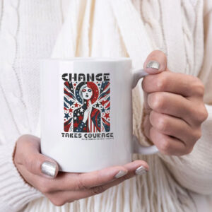 Liberal Protest Clothes, AOC Bernie Sanders Fighting Oligarchy Tour Mug