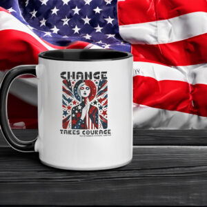 Liberal Protest Clothes, AOC Bernie Sanders Fighting Oligarchy Tour Mug