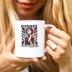 Liberal Protest Clothes, AOC Bernie Sanders Fighting Oligarchy Tour Mug