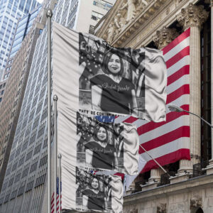 Ysabel Jurado Quote Fighting Oligarchy Tour AOC Bernie Sanders Los Angeles Flag
