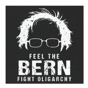 Feel The Bern Fight The Oligarchy Car Magnet Sticker